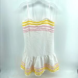 Lisa Marie Fernandez Target Ric rac spaghetti strap drop waist dress sz M